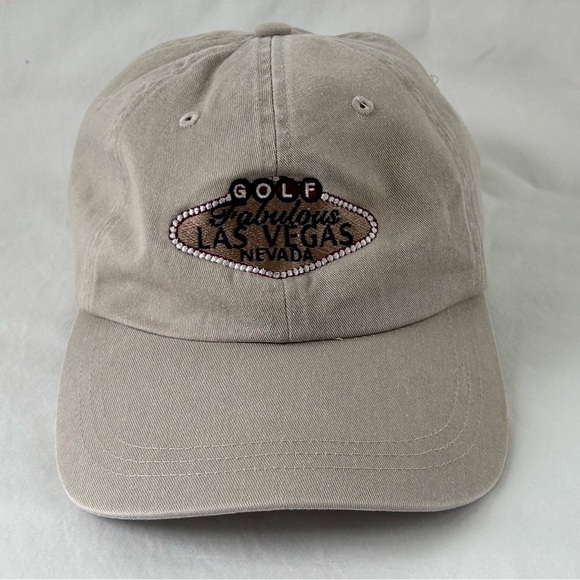 Las Vegas Nevada Golf Baseball Cap Hook  & Loop Adjustable OSFM - Picture 1 of 9